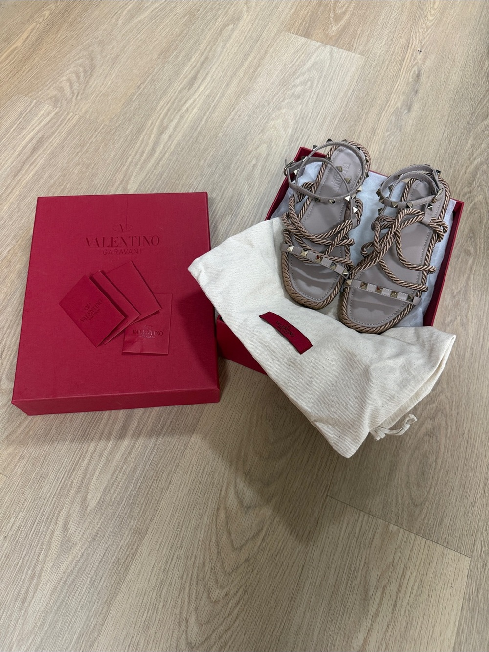BRAND NEW WITH TAGS VALENTINO SANDALS - WITH ORIGINAL BOX